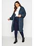  image of yours-blue-twist-longline-hooded