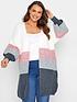  image of yours-fluffy-colourblock-cardigan