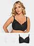  image of yours-2-pack-non-wire-lace-trim-bra