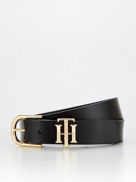 tommy-hilfiger-lux-logo-leather-belt--black
