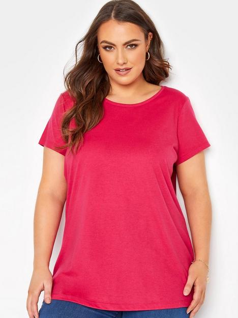 yours-core-basic-t-shirt-hot-pink