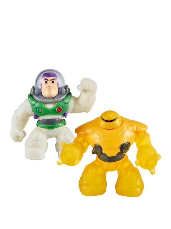 front image of heroes-of-goo-jit-zu-lightyear-vs-pack--buzz-vs-cyclops