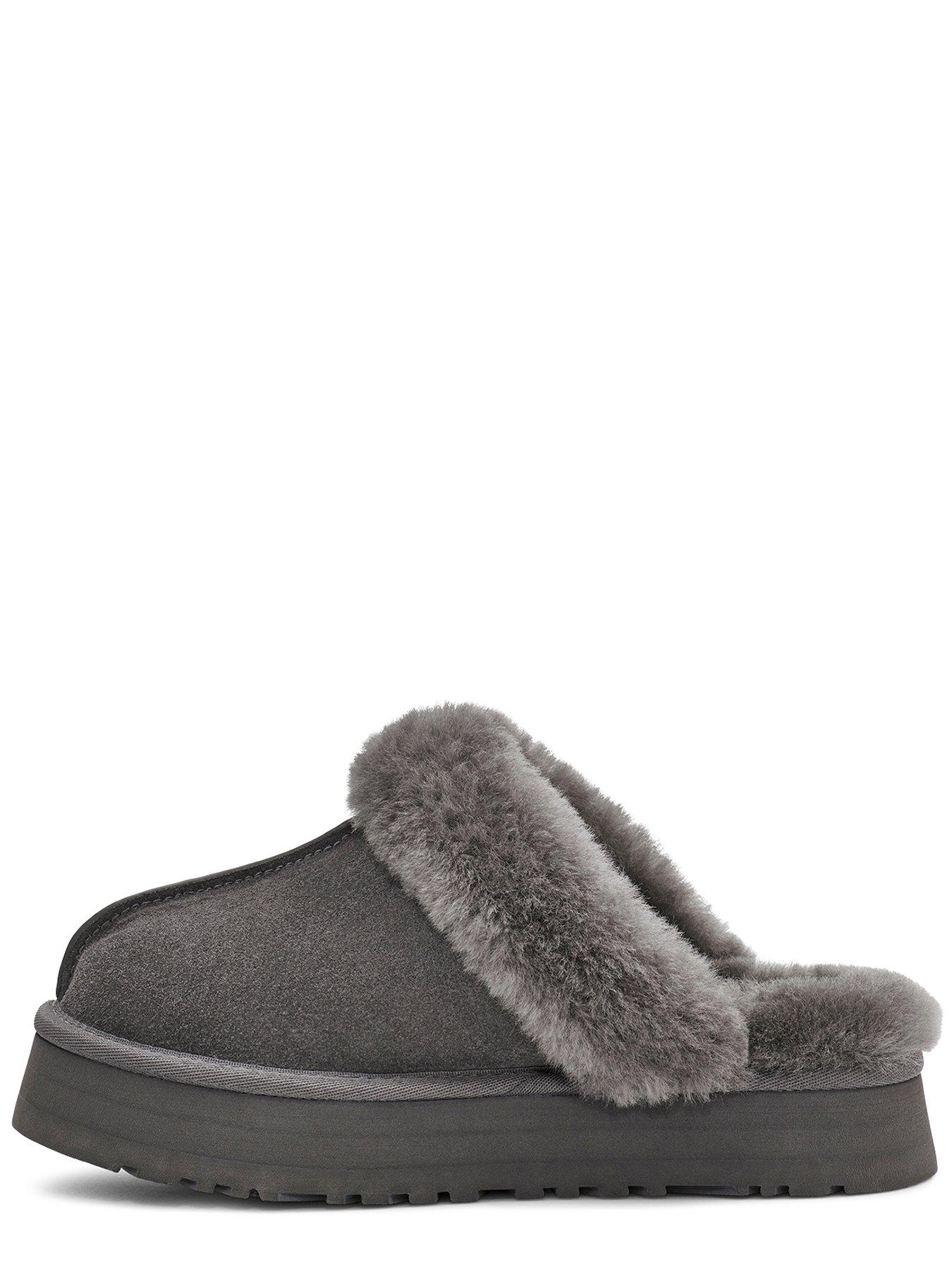 UGG Disquette Slippers Charcoal Very
