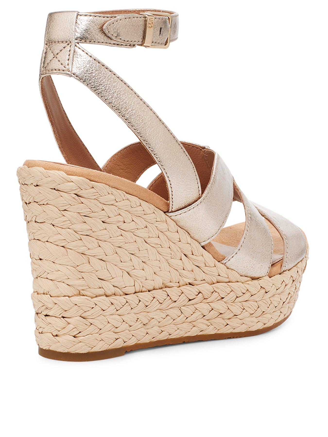 Ugg on sale gold wedges