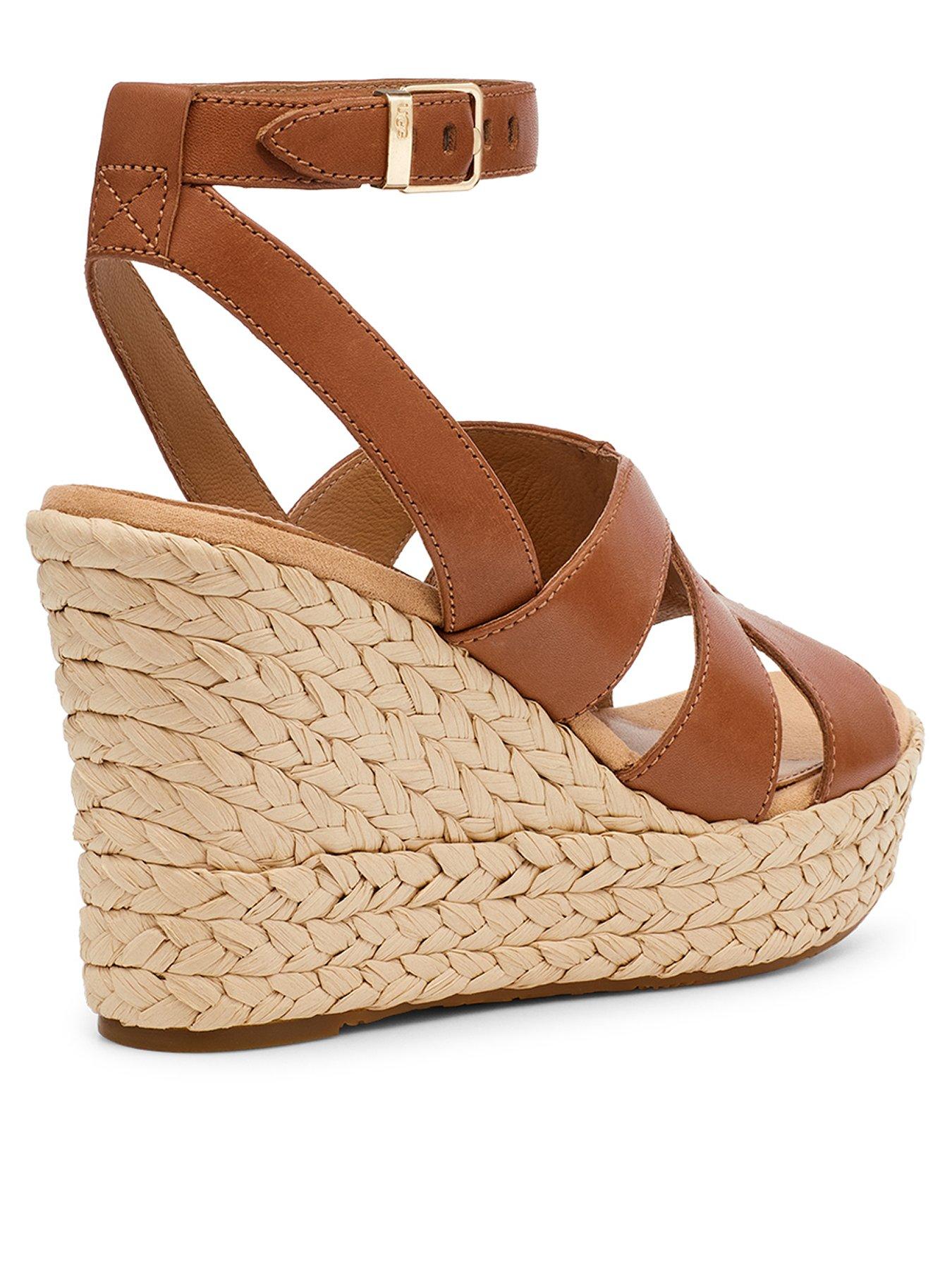 Ugg wedge hot sale flip flops