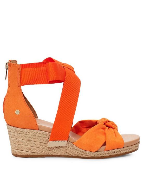 front image of ugg-yarrow-wedge-sandals