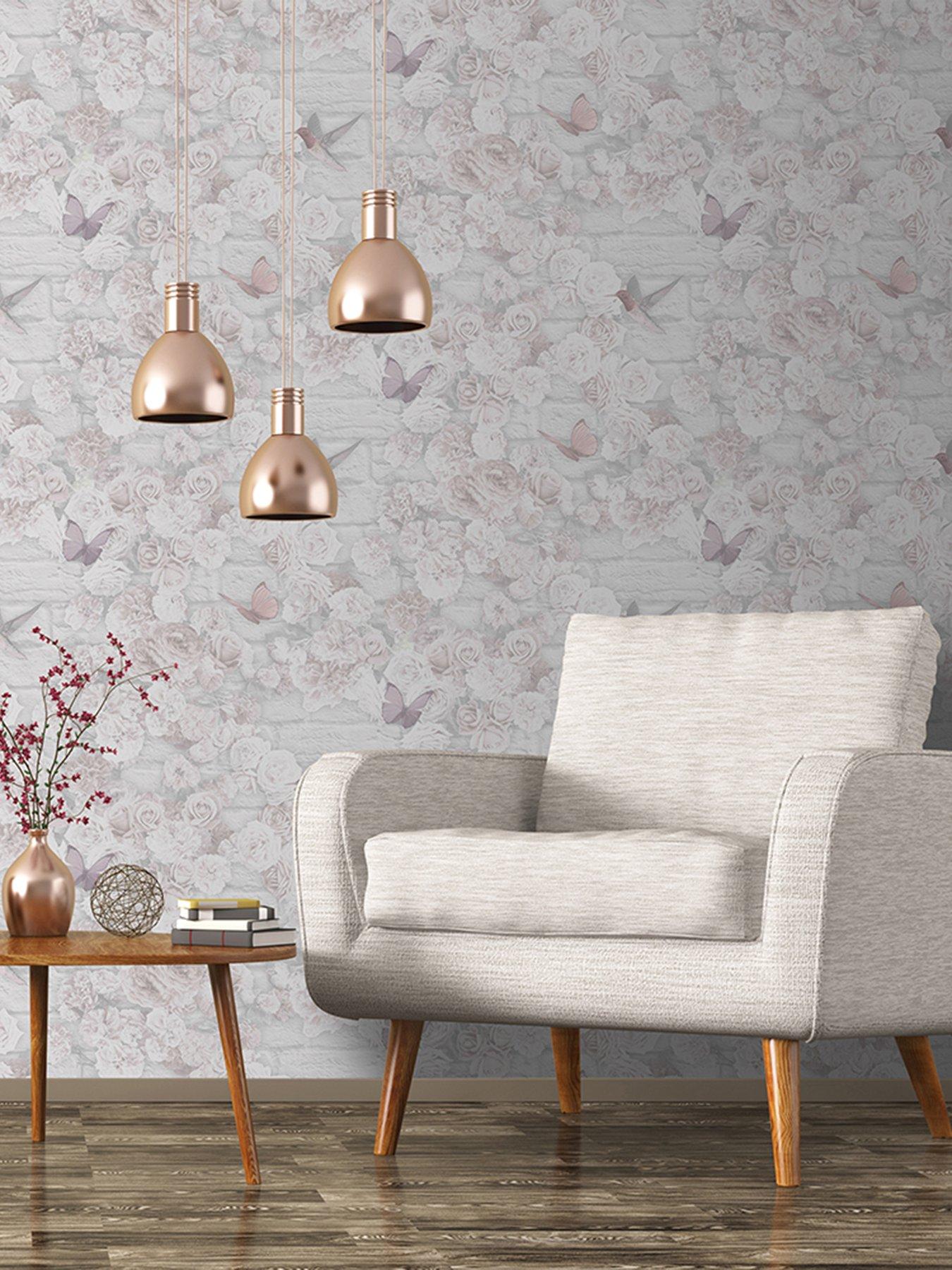 Product photograph of Superfresco Easy Flower Wall Wallpaper from very.co.uk