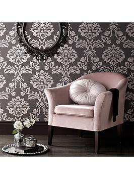 Product photograph of Superfresco Aurora Black Grey Wallpaper from very.co.uk