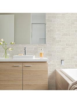 Product photograph of Contour Natural Tile Kitchen Amp Bathroom Wallpaper from very.co.uk