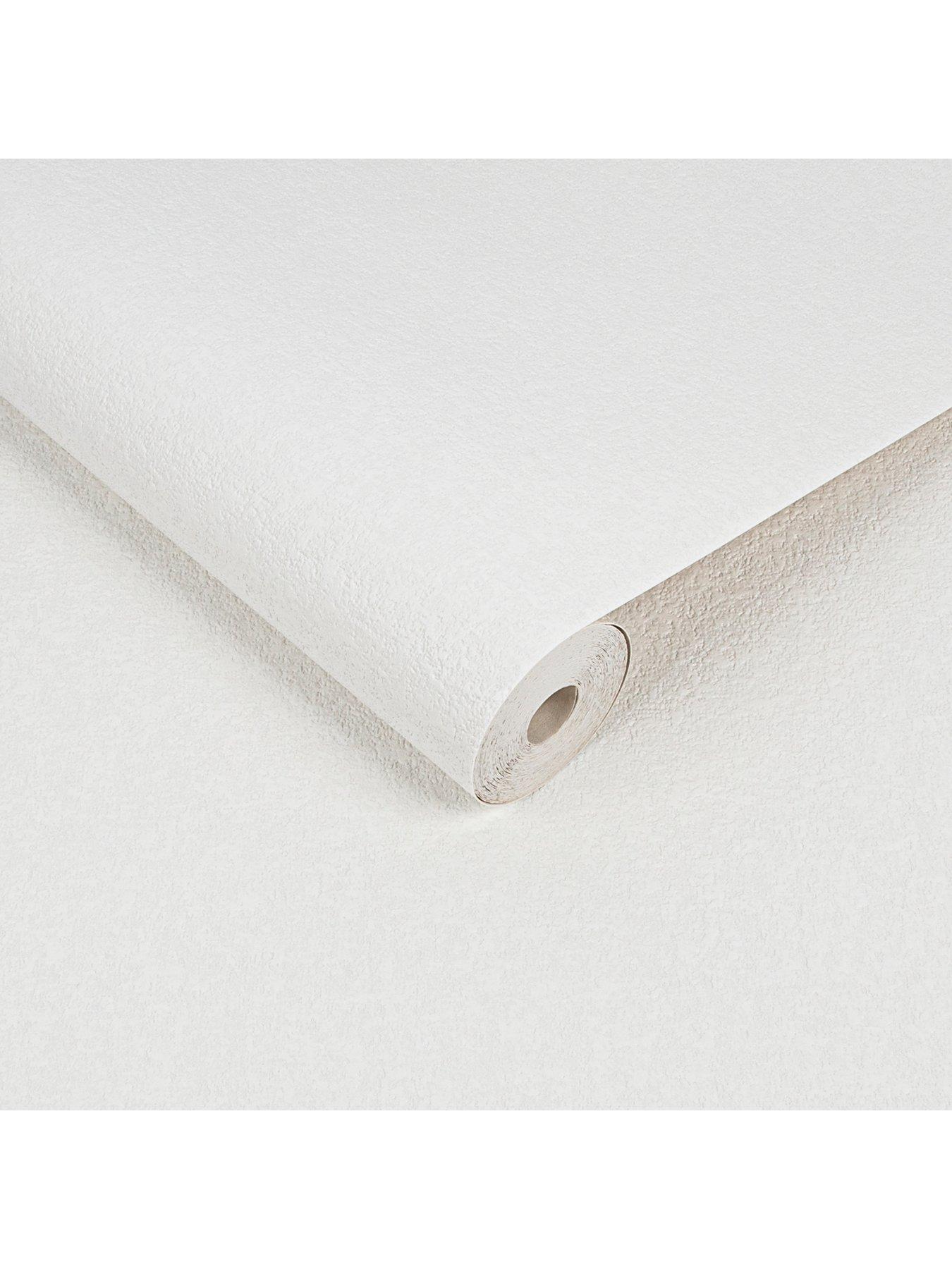 Image 2 of 3 of Superfresco Paintable Hessian White Paintable Wallpaper