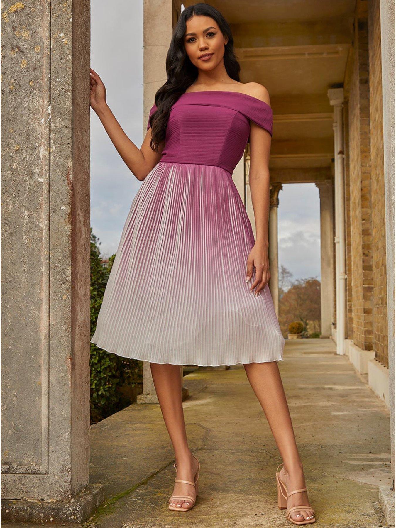 michelle keegan ombre dress