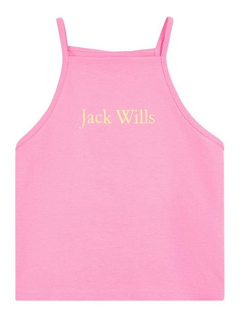 jack-wills-girls-script-strap-vest-pink
