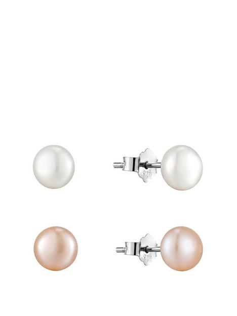 the-love-silver-collection-sterling-silver-2pk-7mm-pink-white-freshwater-pearl-stud-earrings