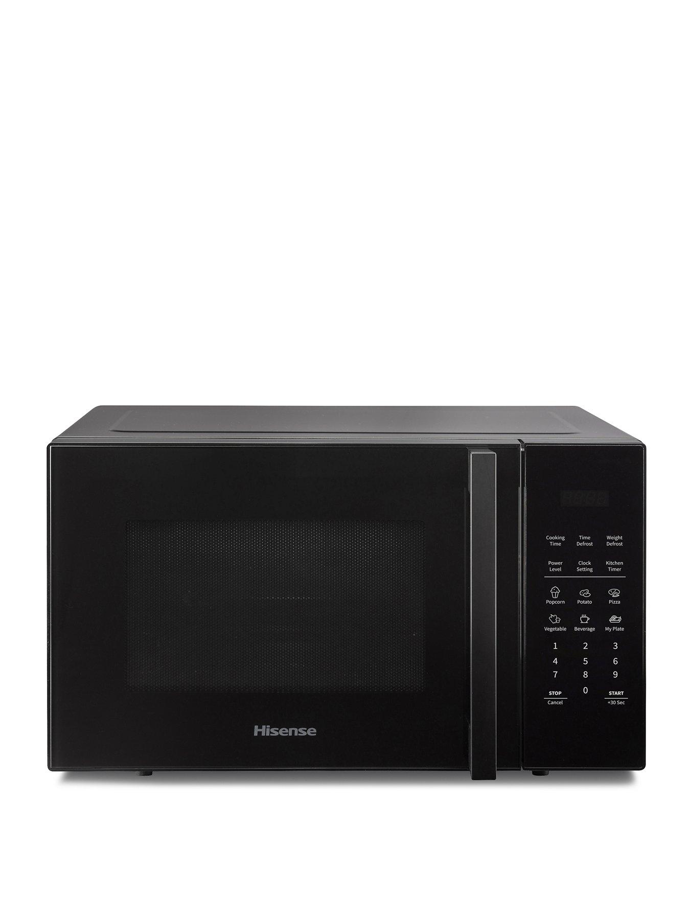 Product photograph of Hisense 23 Litre Microwave Black- H23mobs5huk from very.co.uk