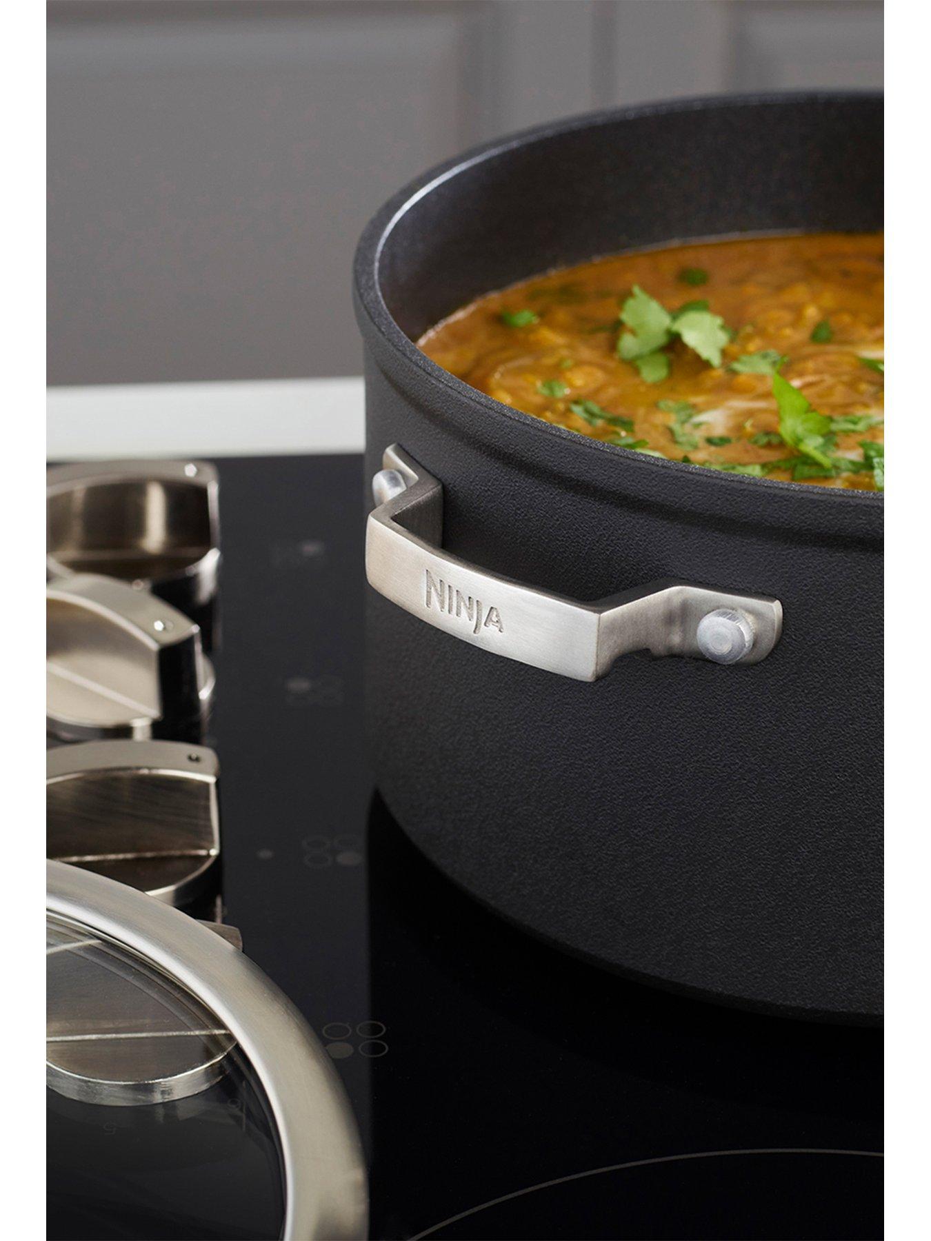 Image 3 of 4 of NINJA Foodi ZEROSTICK Stackable 3 Piece set - 16/18/20cm Saucepans, non stick - C53000UK