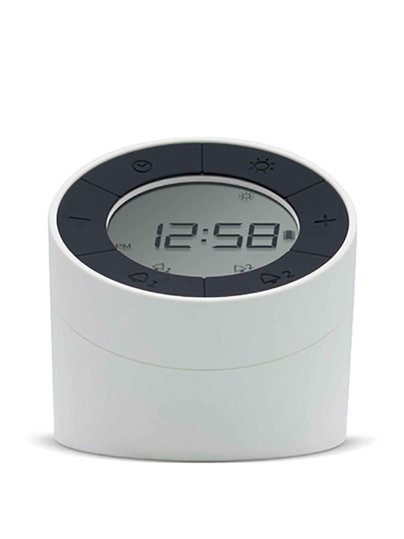 Acctim Clocks Jowie White Digital Alarm Clock | very.co.uk