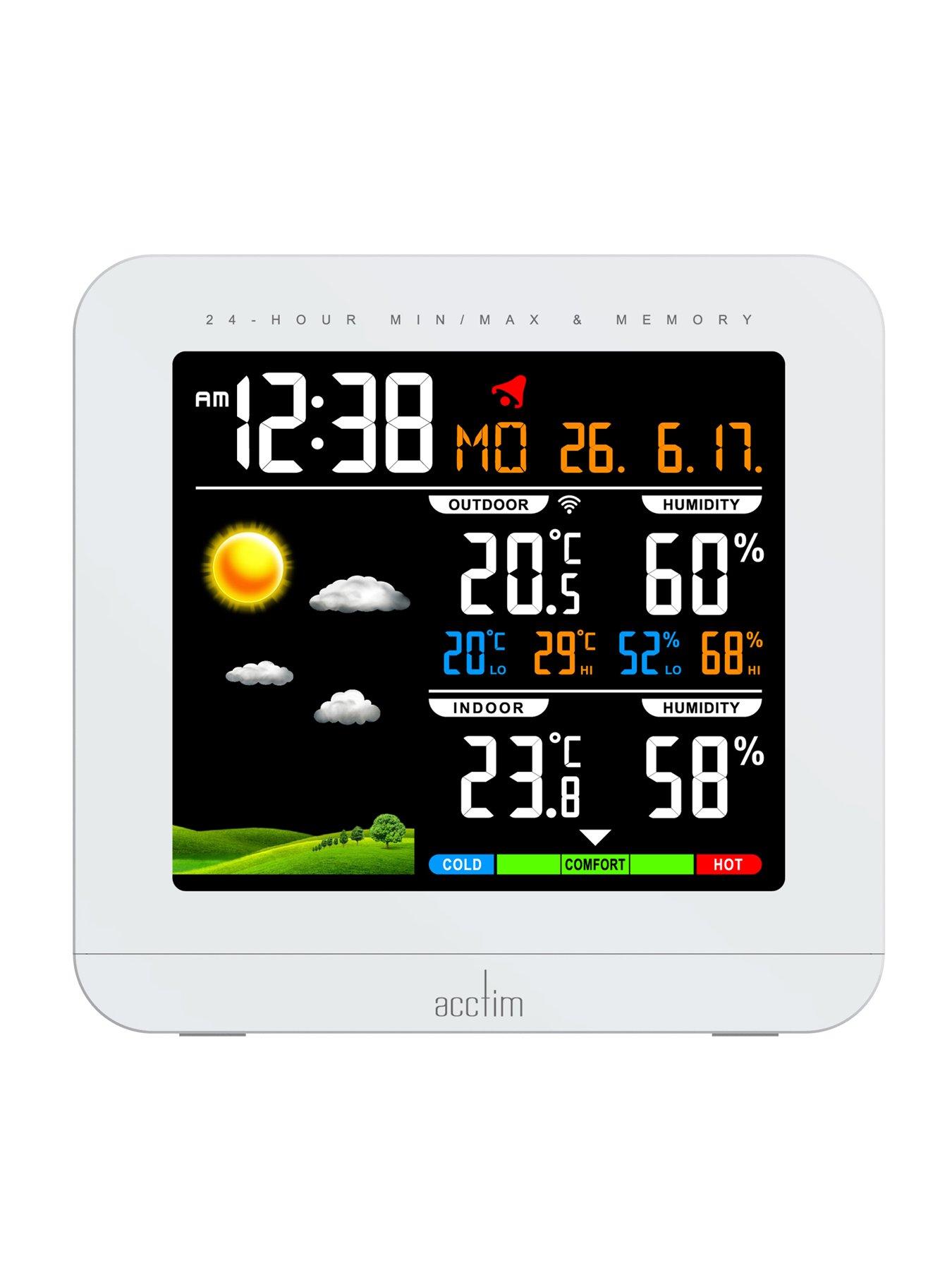Acctim Clocks Wyndham Tech Alarm Clock very.co.uk