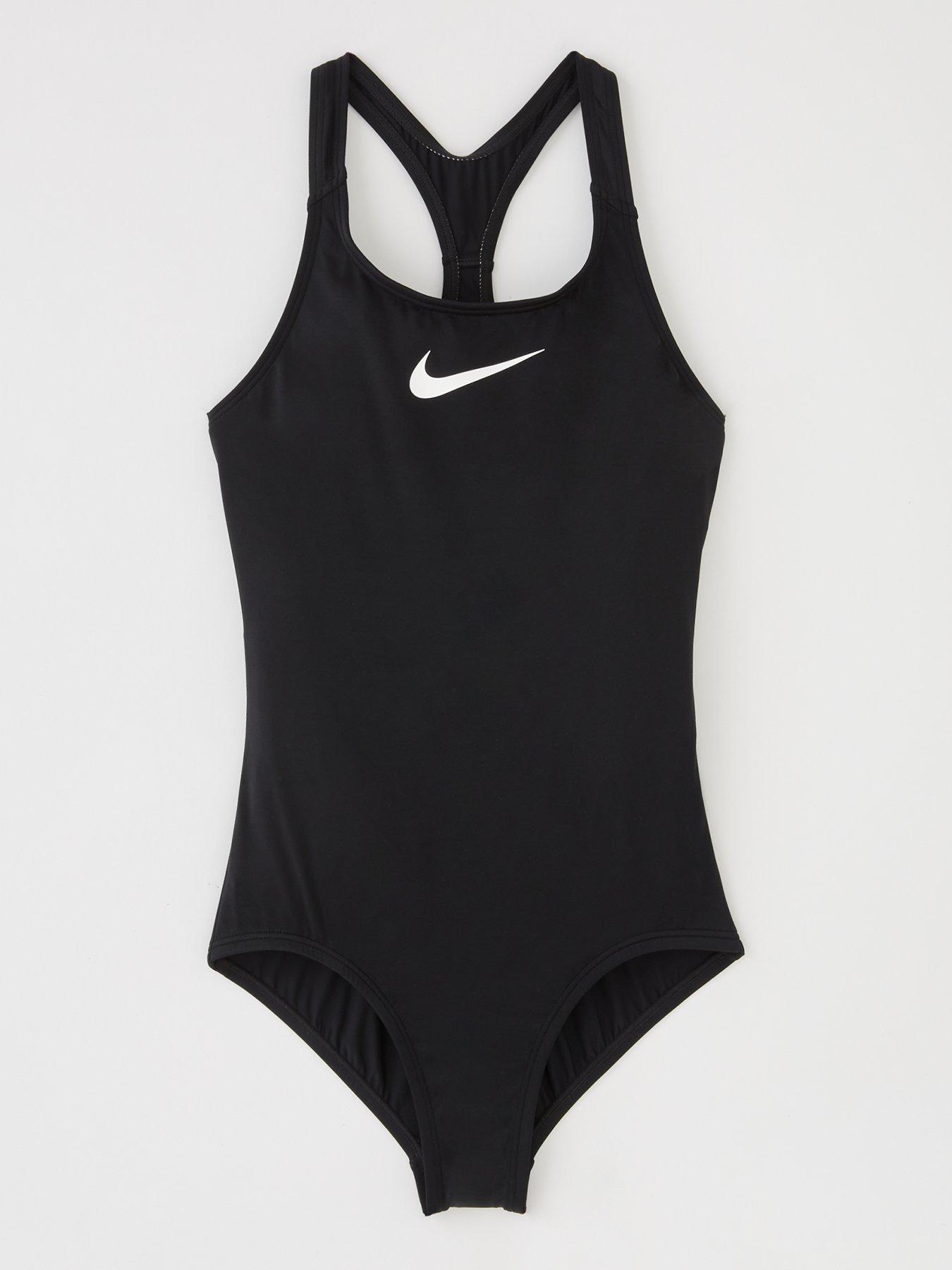 Black and white nike swimsuit sale