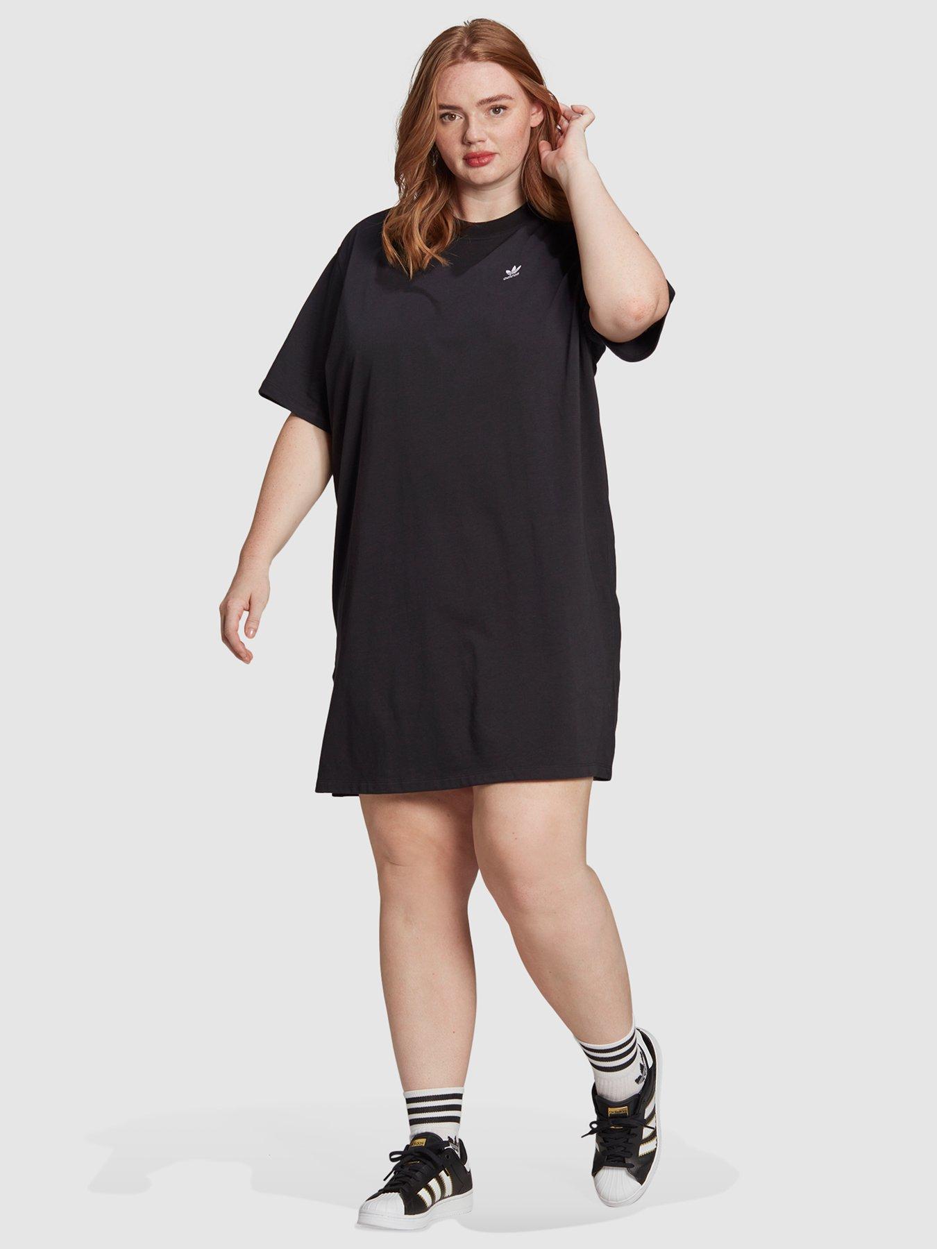 adidas black tee dress