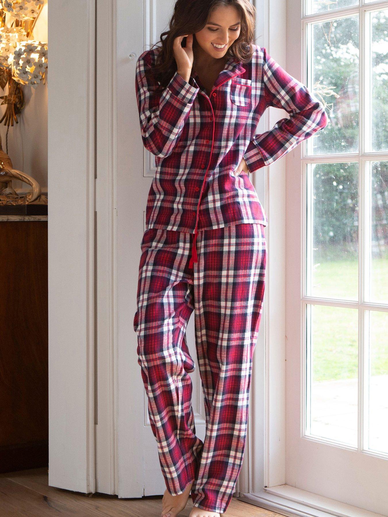 Nightwear & Loungewear Cosy Check Pyjama Set