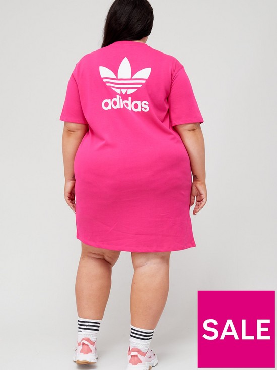front image of adidas-originals-t-shirtnbspdress-plus-size