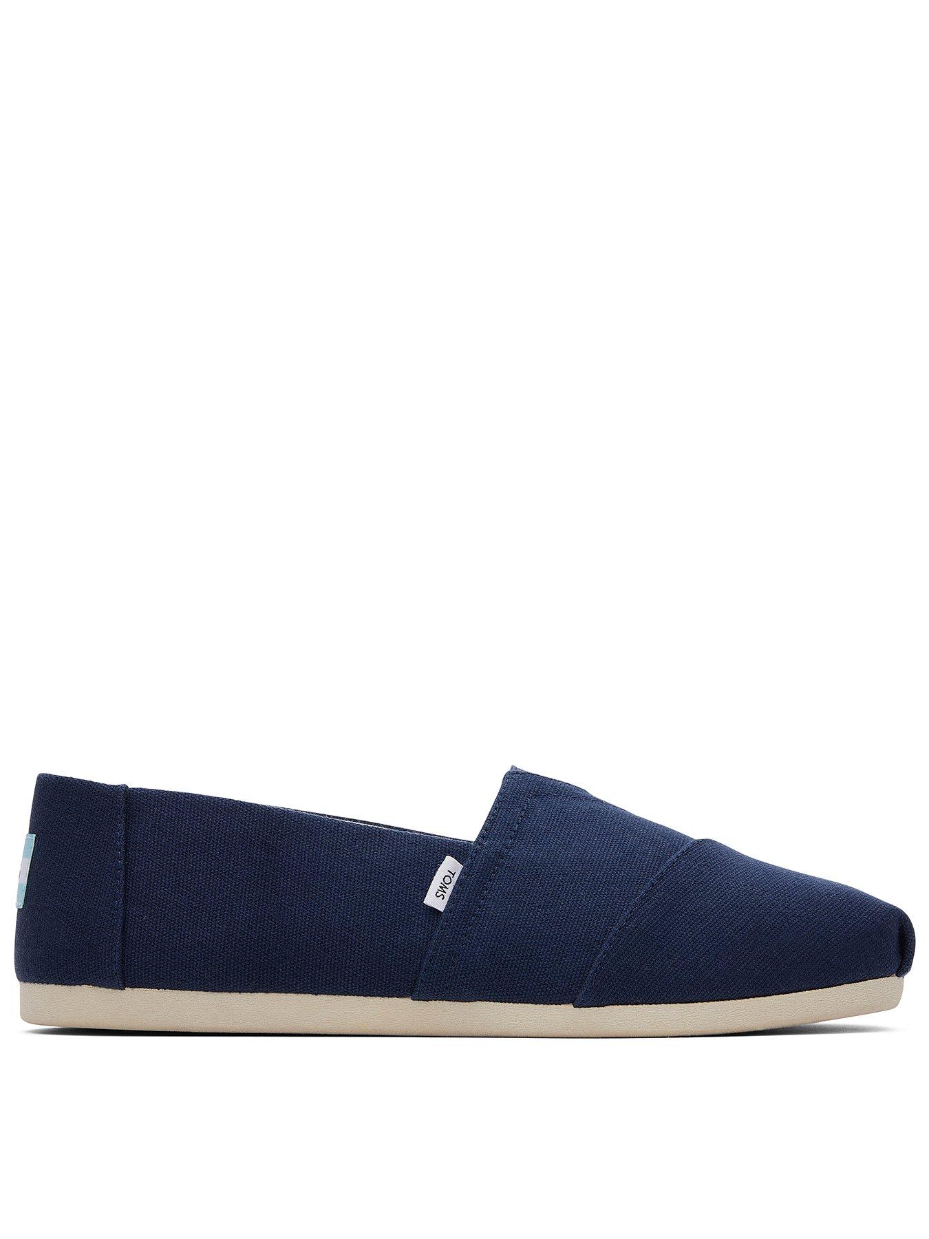 undefined Men's Alpargata Cotton Canvas Slip-On Espadrille - Navy