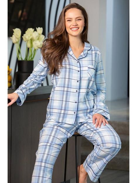 pour-moi-cosy-check-pyjama-set