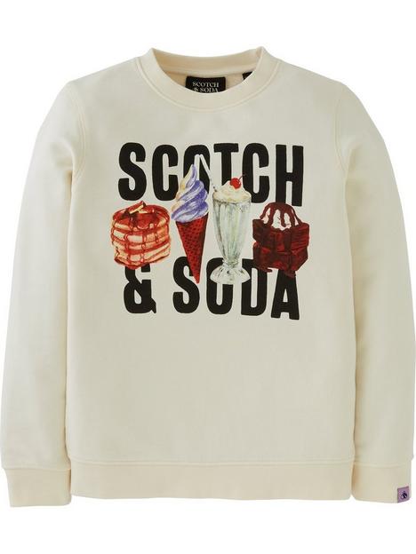 scotch-soda-kidsnbsporganic-cottonnbspprintednbspsweatshirt-ecru
