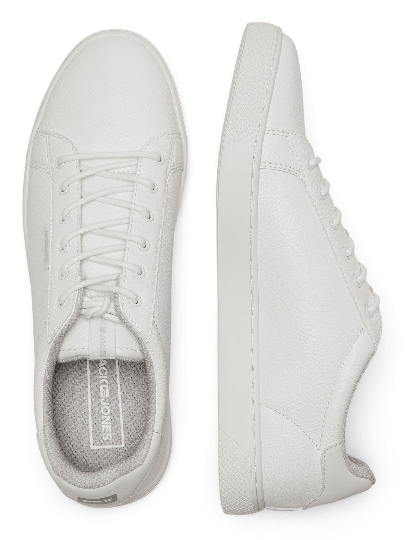 Jack jones white trainers hotsell