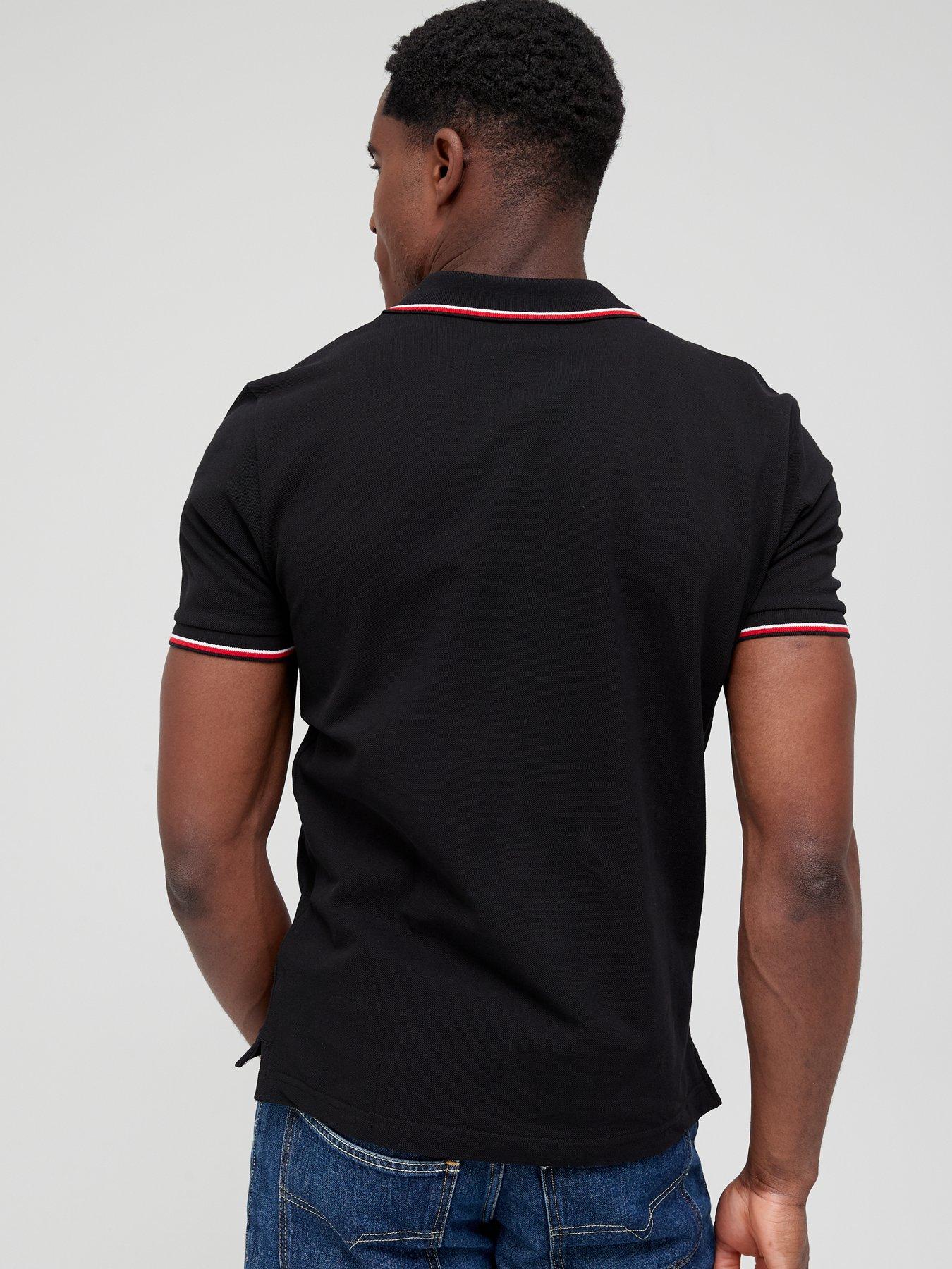 diesel polo shirt black