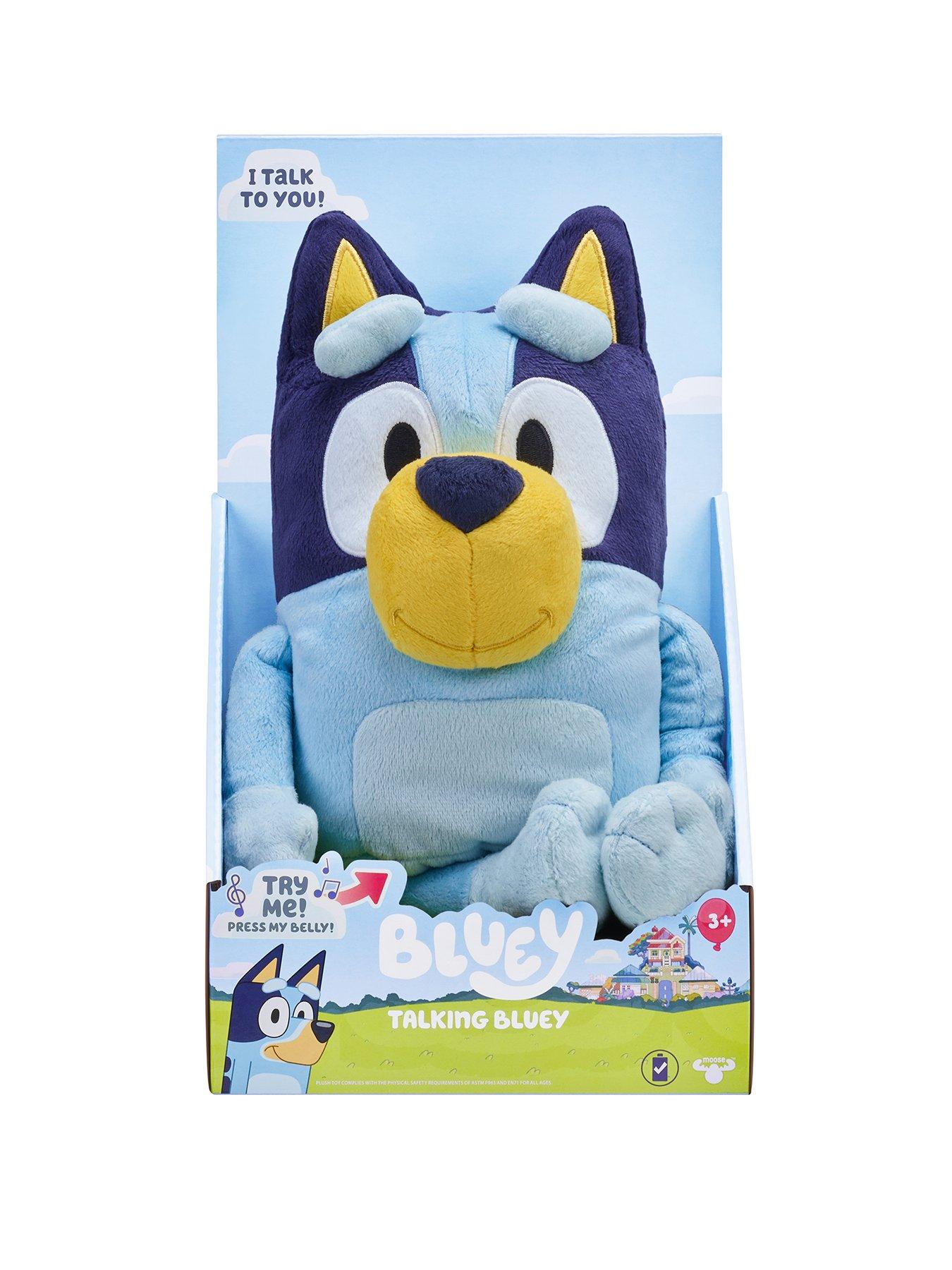 Image 1 of 7 of Bluey Talking Bluey Plush