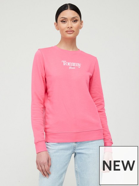 tommy-jeans-regular-essential-logo-1-crewnbspnbspsweaternbsp--pink