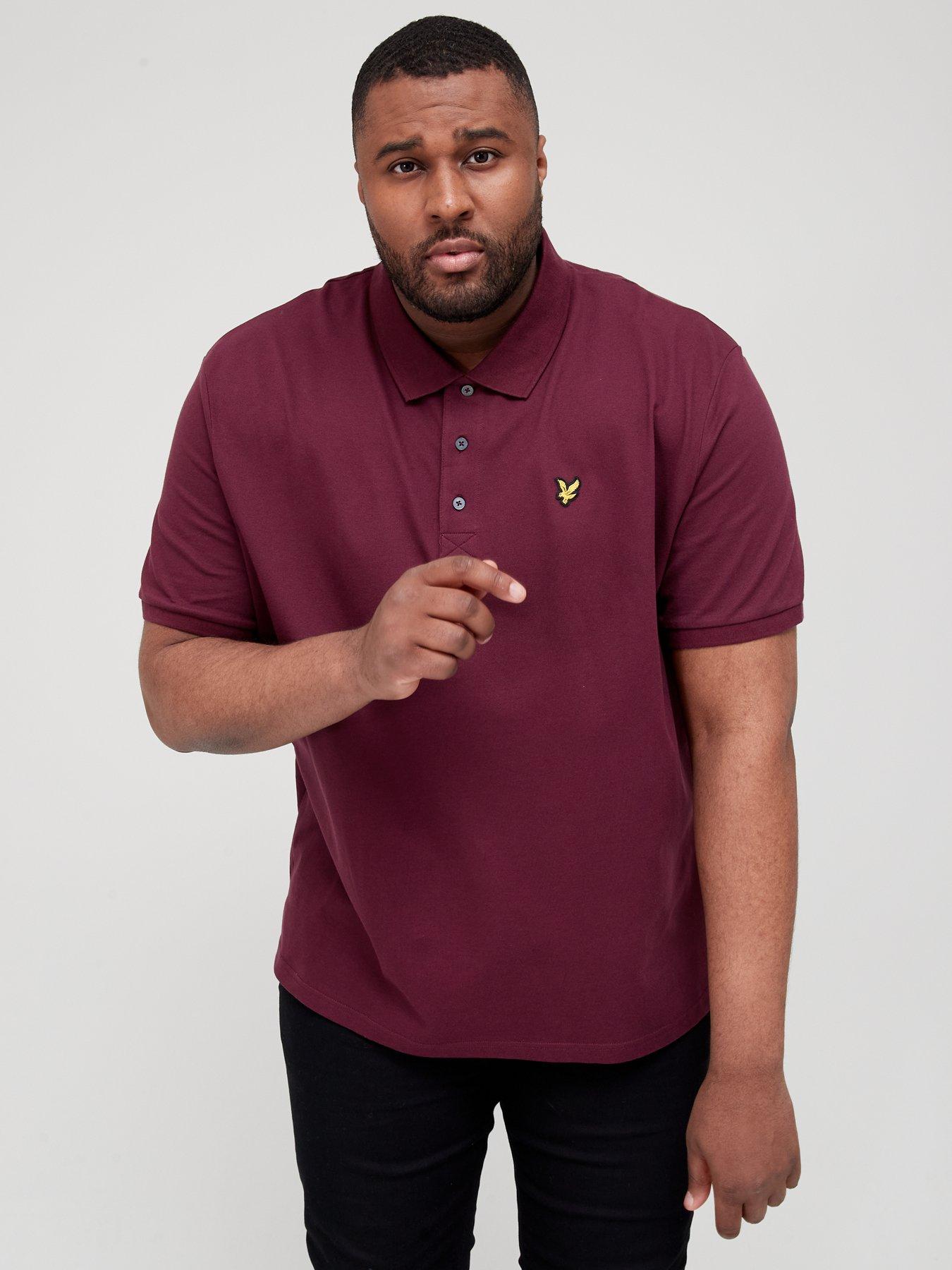 Big and tall purple polo shirts best sale