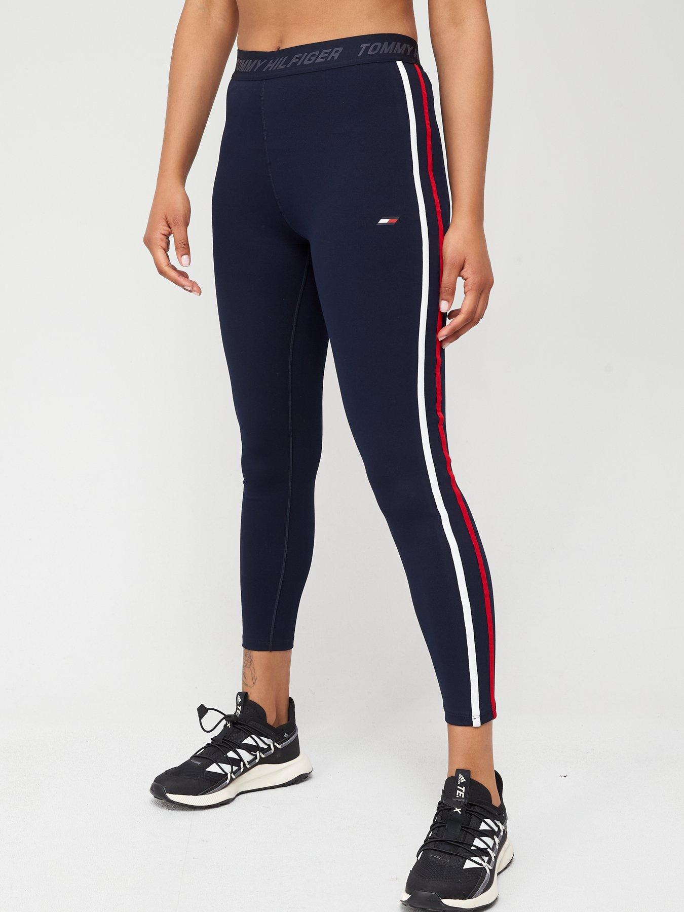 Womens Clothing Trousers Slacks and Chinos Leggings Moncler High-waisted Panelled leggings in Blue 