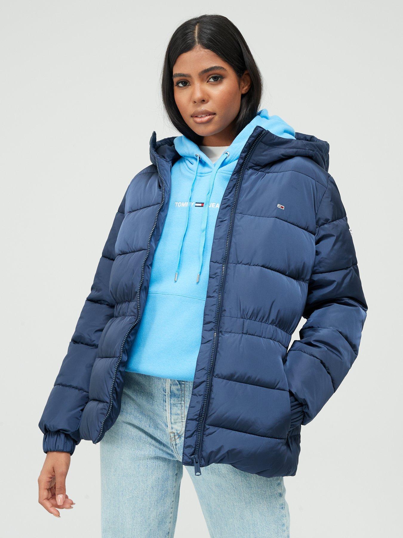 Kiabi Puffer jacket KIDS FASHION Coats Basic discount 63% Navy Blue/Orange 8Y 