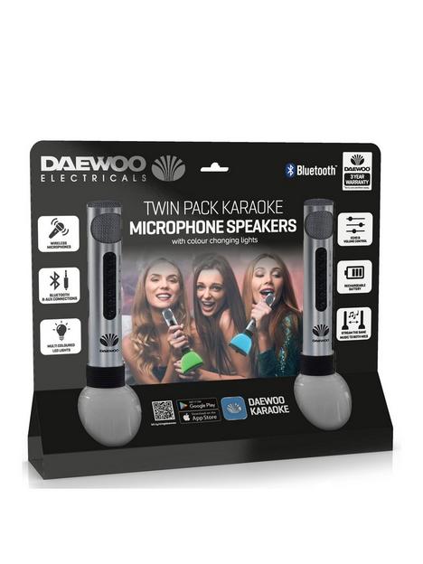 daewoo-karaoke-microphones-with-led-light