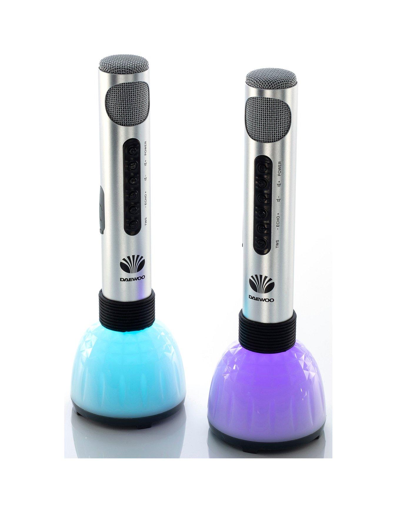 Daewoo Karaoke Microphones With Led Light 