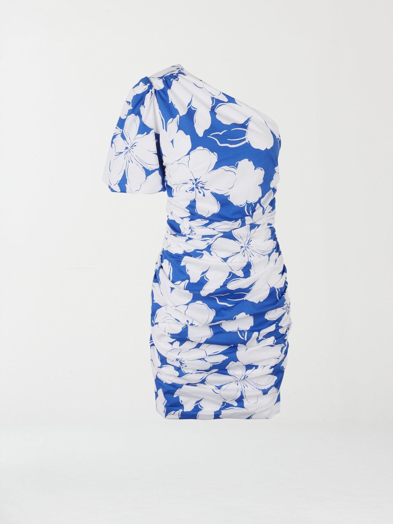 michelle keegan blue floral dress