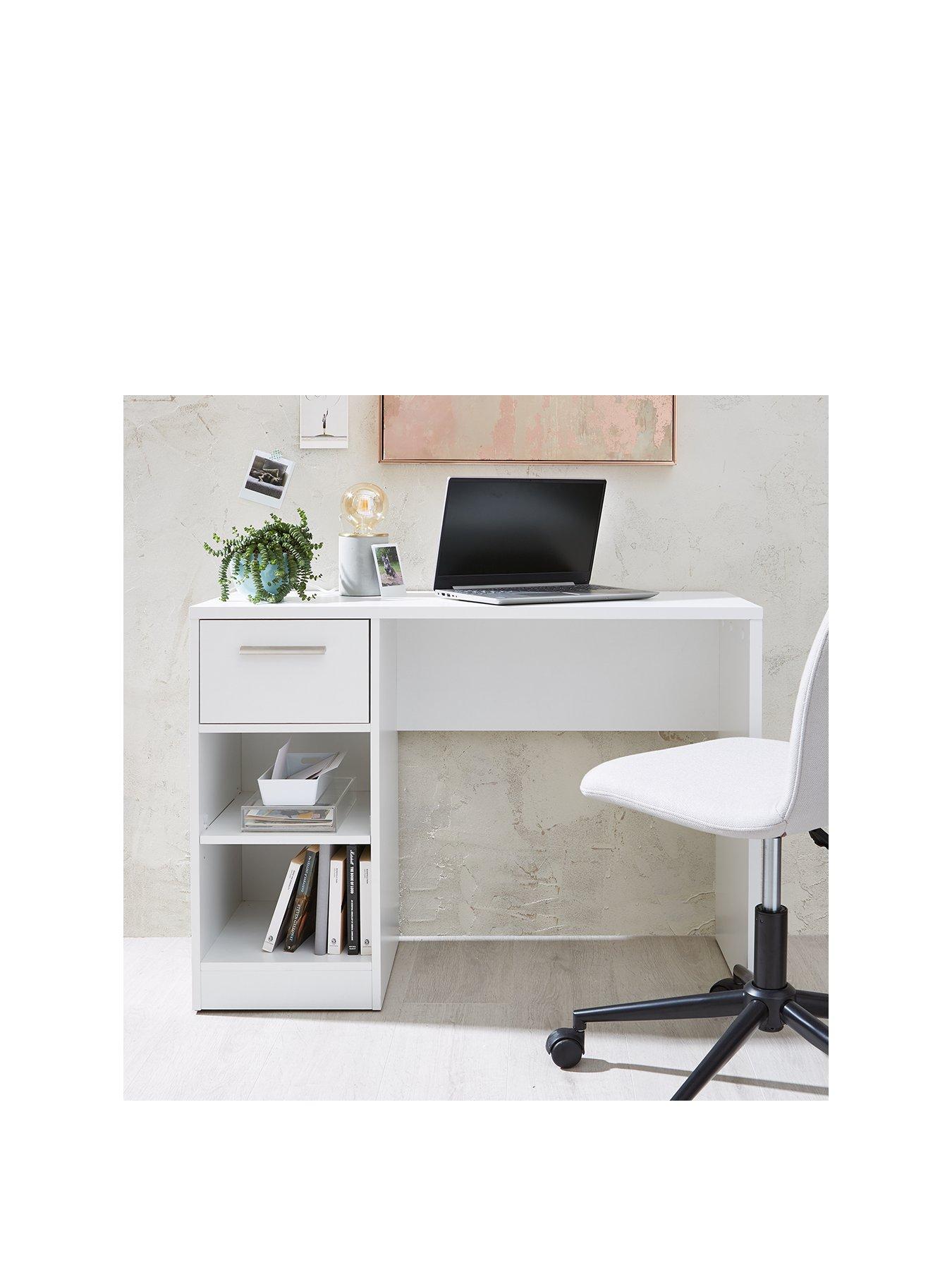 Product photograph of Everyday New Metro Desk - White from very.co.uk