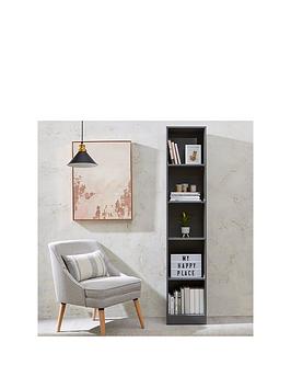 Product photograph of Everyday New Metro Tall Bookcase - Grey from very.co.uk