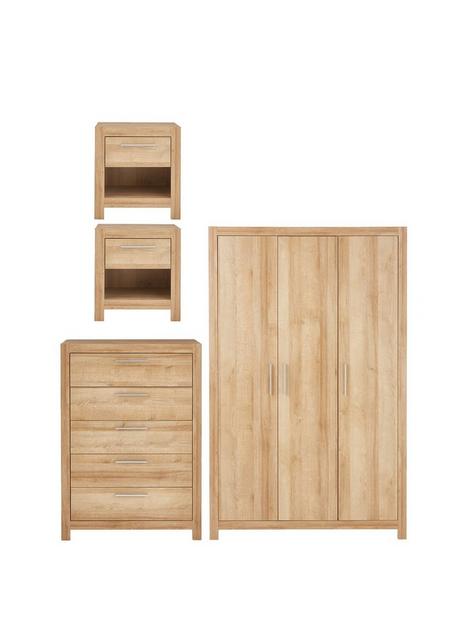 rio-4-piece-package-deal-3-door-wardrobe-5-drawer-chest-and-2nbspbedside-chests