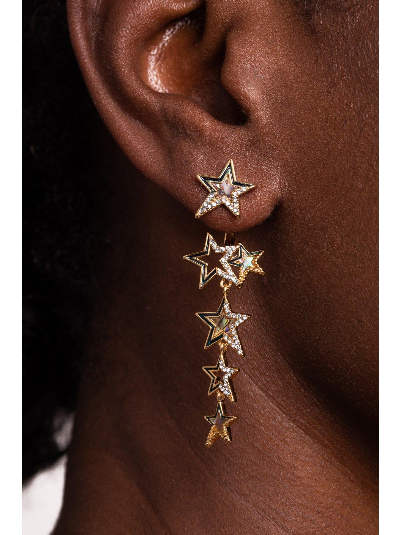 Jewellery & watches Gold Mystic Star drop earrings