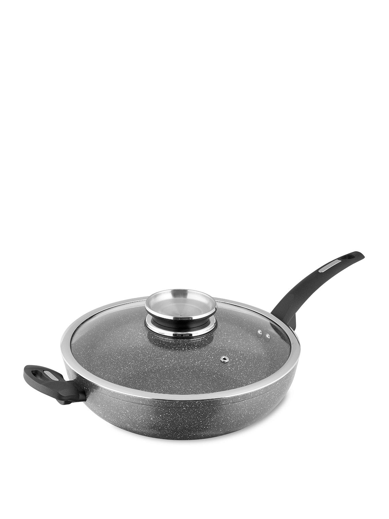 Product photograph of Tower Cerastone 30cm Forged Wok from very.co.uk