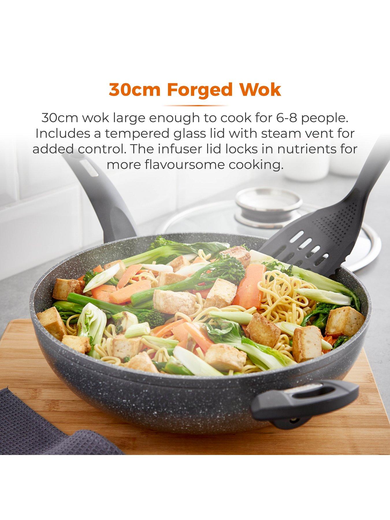 Image 3 of 8 of Tower Cerastone 30cm Forged Wok