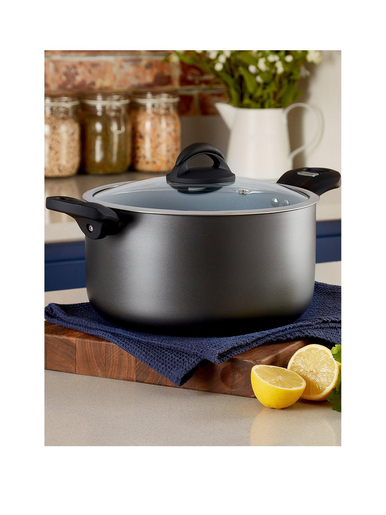 Product photograph of Tower 24cm Casserole With Ceramic from very.co.uk