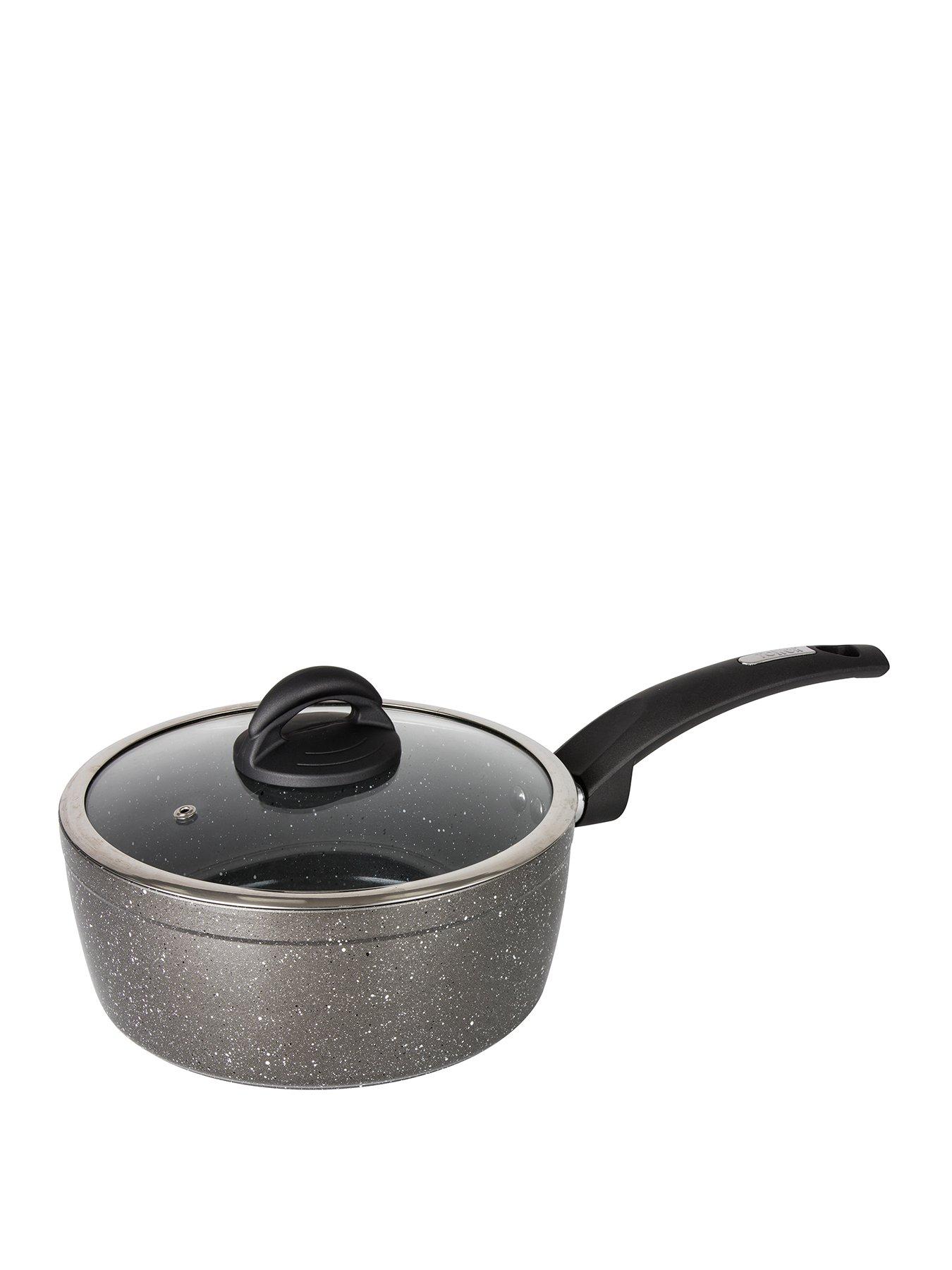 Product photograph of Tower 18cm Saucepan Graphite from very.co.uk