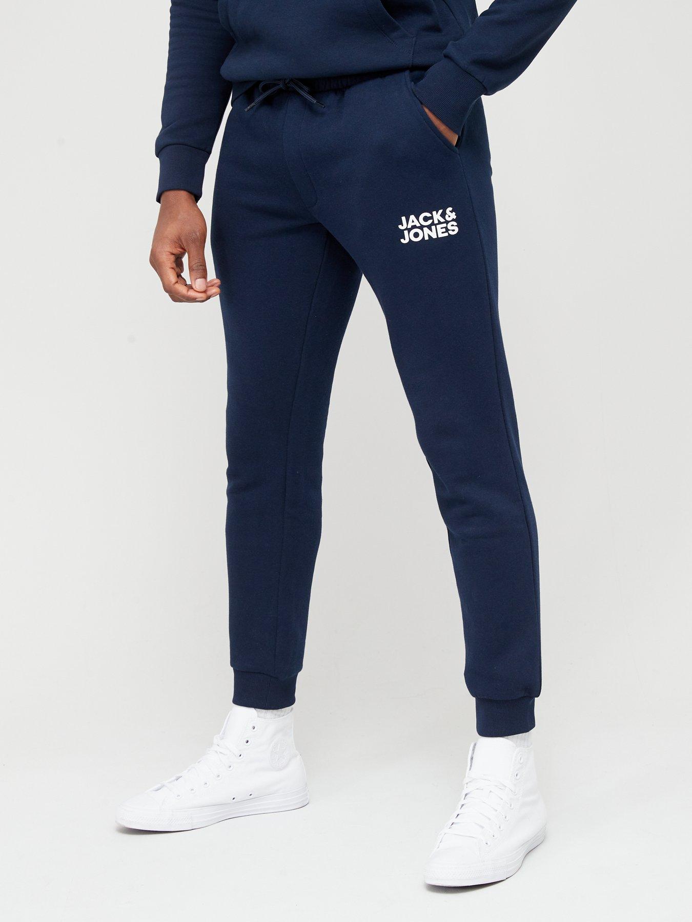 Crest Regular Fit Joggers, Blue