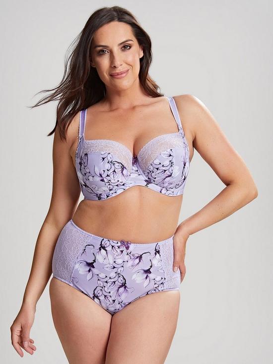 front image of panache-sculptresse-chi-chi-full-cup-bra-lilac