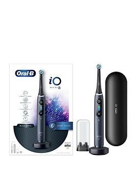 Oral-B Io8 Black Electric Toothbrush + Travel Case