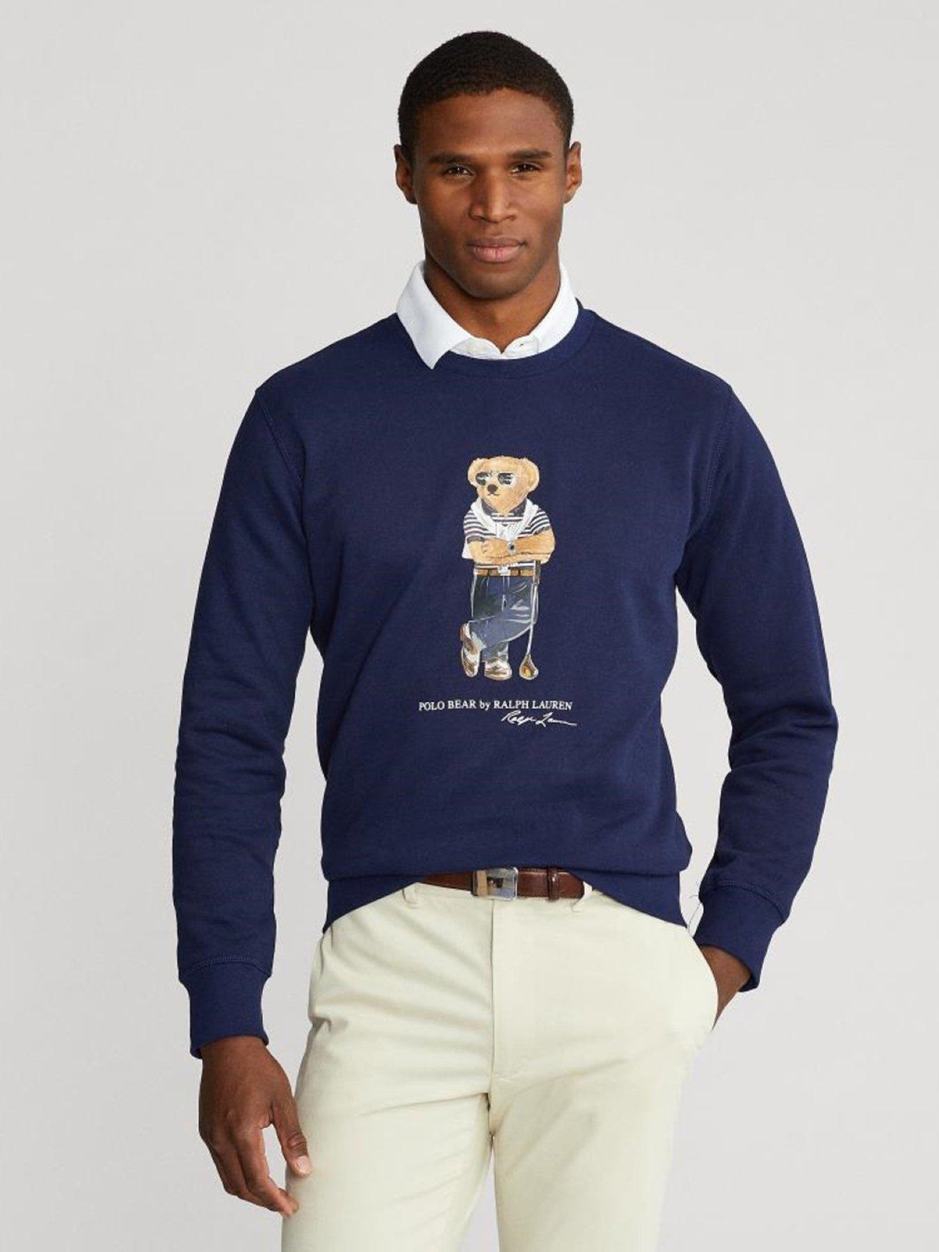 Polo Ralph Lauren Golf Ralph Lauren Golf Bear-long Sleeve Sweatshirt - Navy  